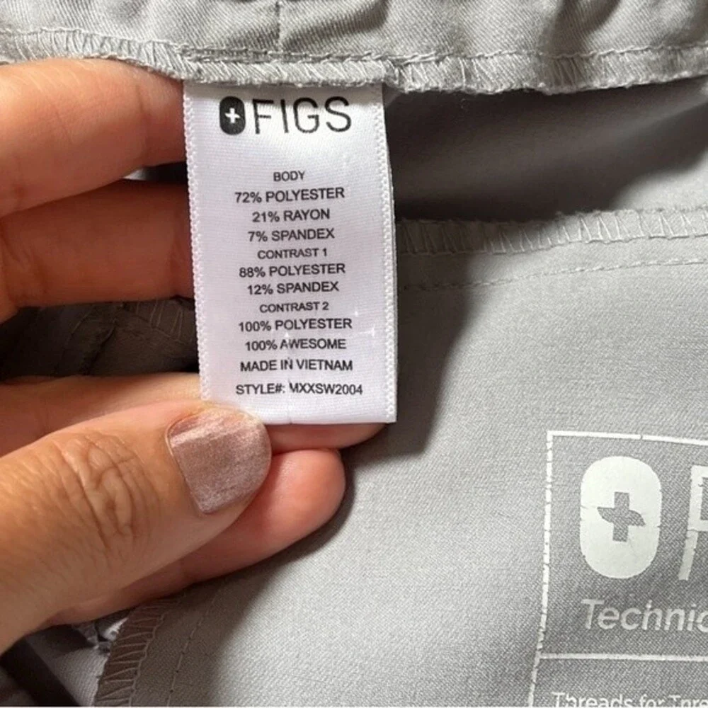 FIGS Tansen Jogger Scrub Pants in Graphite Grey S